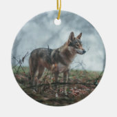 Décoration En Céramique Wolfdog (Devant)