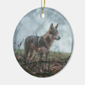 Décoration En Céramique Wolfdog (Gauche)