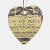 Décoration En Céramique Wolfgang Amadeus Mozart shabby - Cosi fan tutte (Gauche)