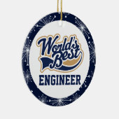 Décoration En Céramique World Best Engineer Cadeau (Droite)