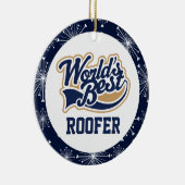 Décoration En Céramique World Best Roofer Cadeau (Droite)