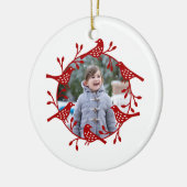 Décoration En Céramique Wreath d'oiseaux Photo moderne Scandi (Gauche)