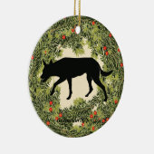 Décoration En Céramique Wreath Kelpie australienne (Droite)