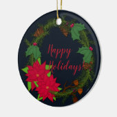 Décoration En Céramique Wreath Pine | Noël Personnaliser (Gauche)