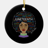 Décoration En Céramique Xe | Femme noire | Droits noirs (Devant)