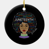 Décoration En Céramique Xe | Femme noire | Droits noirs (Dos)