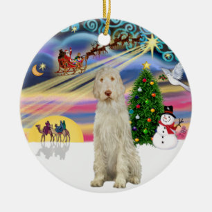 Décoration En Céramique Xmas Magic - Spinone Italiano 11