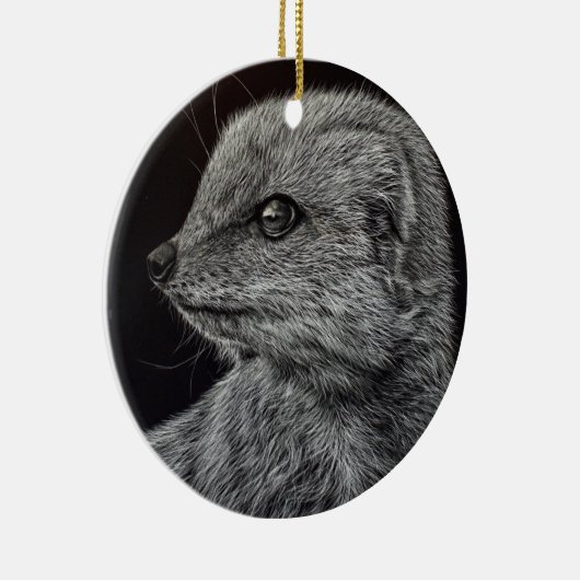 Décoration En Céramique Yellow Mongoose (Droite)