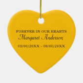 Décoration En Céramique Yellow Rose Memorial (Dos)