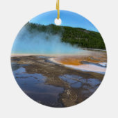 Décoration En Céramique Yellowstone Grand Prismatic Spring (Dos)