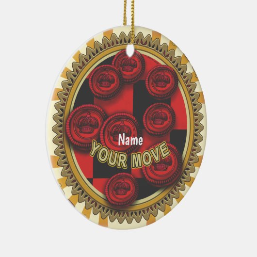 Décoration En Céramique Your Move Checkers (Droite)