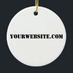 Décoration En Céramique YourWebSite.com<br><div class="desc">"YourWebSite.com" Remplacez l'adresse .com par votre adresse Web. Ajoutez tout autre slogan ou texte.</div>