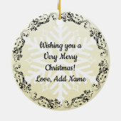 Décoration En Céramique Yummy Apple Pie Food Noël (Dos)