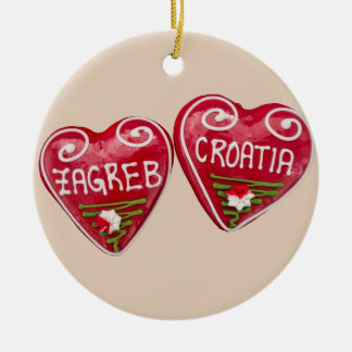 Décoration En Céramique Zagreb, Croatie : Licitar En Forme De Coeur