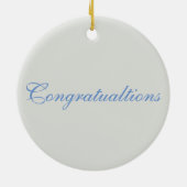 Décoration En Céramique Zantedeschias blancs élégants (Dos)