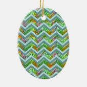 Décoration En Céramique ZigZag en verre tendu (Dos)