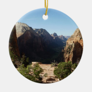 Décoration En Céramique Zion depuis le sentier Angels Landing Trail Parc n