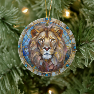 Décoration En Céramique Zodiaque - Lion le Lion