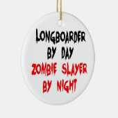 Décoration En Céramique Zombie Slayer Longboarder (Droite)