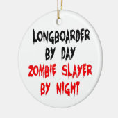 Décoration En Céramique Zombie Slayer Longboarder (Gauche)