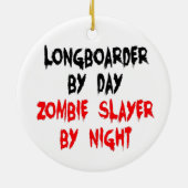 Décoration En Céramique Zombie Slayer Longboarder (Dos)