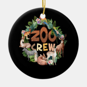 Décoration En Céramique Zoo Équipage Zookeeper Zookeep Safari Animation fa