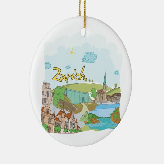 Décoration En Céramique Zurich (Droite)