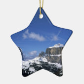 Décoration encadrée de flocon de neige (Gauche)