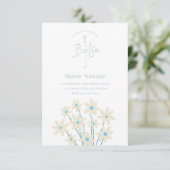 décoration fleurie rustique | Invitation au baptêm (Debout devant)