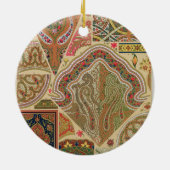 Décoration indienne, plat XIX 'd'Orna polychrome (Dos)