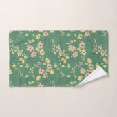 Décoration intérieure florale verte Boho moderne (Serviette à main)
