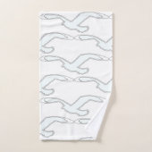 Décoration intérieure Oiseau blanc en vol  (Serviette à main)