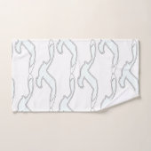 Décoration intérieure Oiseau blanc en vol  (Serviette à main)