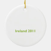 Décoration irlandaise de vacances de Noël (Dos)