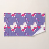 Décoration licorne de nursery mignonne (Serviette à main)