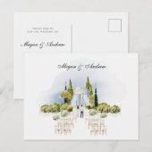 Décoration mariage de jardin Invitation (Devant / Derrière)