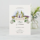 Décoration mariage de jardin Invitation (Debout devant)