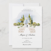 Décoration mariage de jardin Invitation (Devant)