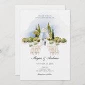 Décoration mariage de jardin Invitation (Devant / Derrière)