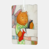 DÉCORATION MÉTAL CHAT COCON (Avant gauche)