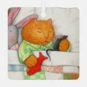 DÉCORATION MÉTAL CHAT COCON (Verso)