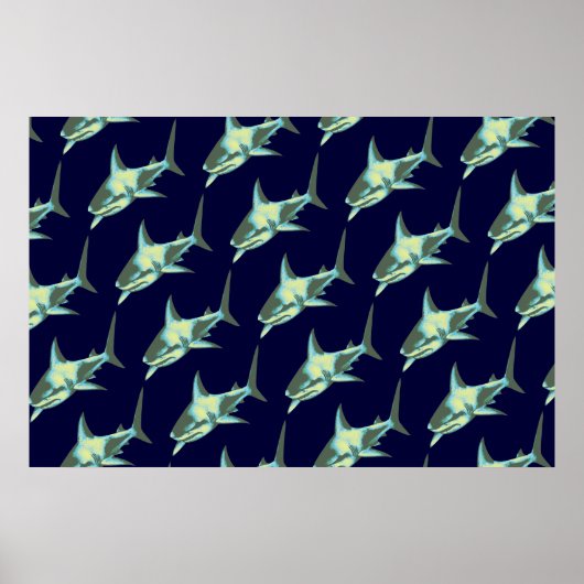 décoration motif requin (Devant)