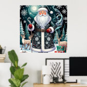 Décoration murale classique du Père Noël pour la c (Bureau à domicile)