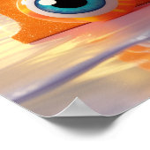 Décoration murale de classe Lettre E Monstre aux y (Coin)