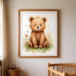 Décoration murale de crèche ours – Chambre de bébé