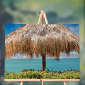 Décoration murale de hutte de plage tropicale Déco (Neutre)