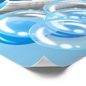 Décoration murale de la nurserie baleine bleue (Coin)