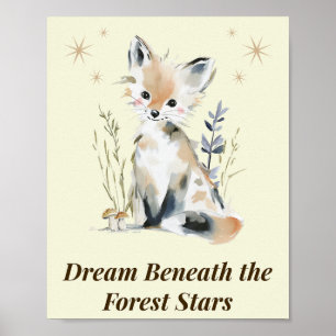 Décoration murale de la nurserie Woodland Fox