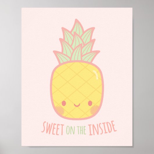 Décoration murale de l'ananas mignon doux à l'inté (Devant)