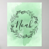 Décoration murale de monogramme personnalisée (Devant)